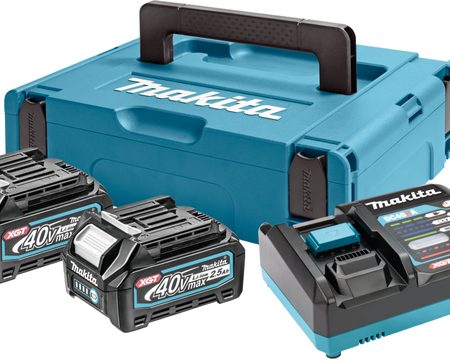 Makita 191J81-6 XGT power set DC40RA, BL4025x2, MAKPAC 1