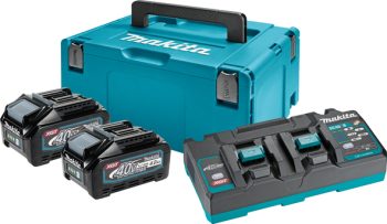 Makita 191U00-8 XGT power set DC40RB, BL4040x2, MAKPAC Tip 3