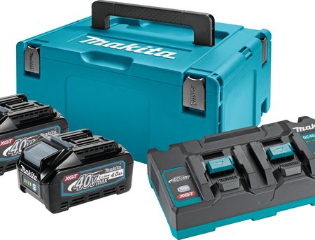 Makita 191U00-8 XGT power set DC40RB, BL4040x2, MAKPAC Tip 3