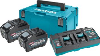 Makita 191U13-9 XGT power set DC40RB, BL4050Fx2, MAKPAC Tip 3