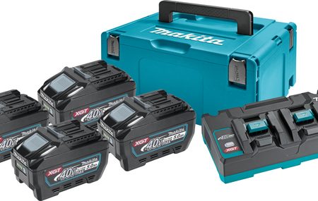 Makita 191U42-2 XGT power set DC40RB, BL4050Fx4, MAKPAC Tip 3