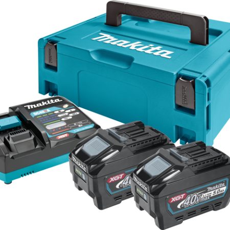 Makita 191V35-5 XGT power set DC40RA, BL4050Fx2, MAKPAC Tip 2