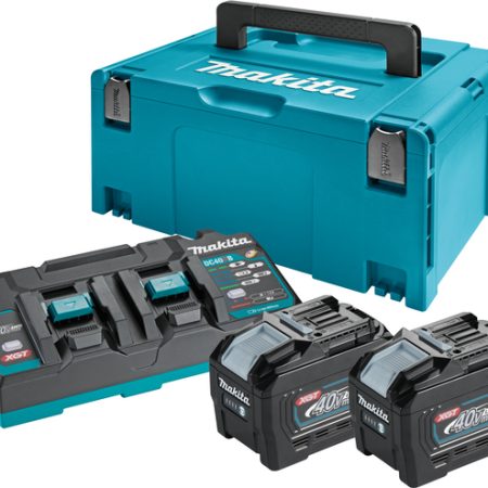 Makita 191Y97-1 XGT power set DC40RB, BL4080Fx2, MAKPAC Tip 3