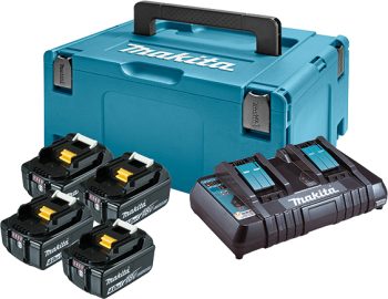 Makita 197503-4 LXT Power set u koferu MAKPAC 3, BL1840Bx4, DC18RD