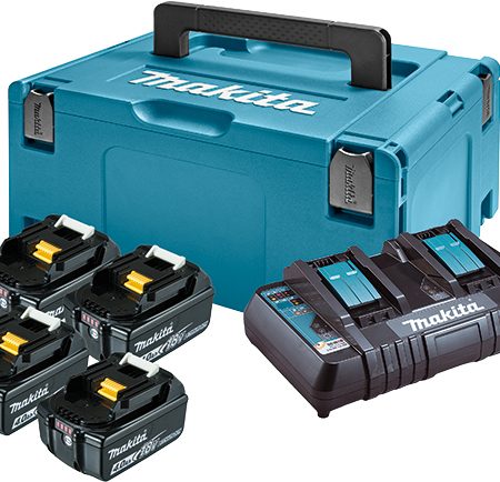 Makita 197503-4 LXT Power set u koferu MAKPAC 3, BL1840Bx4, DC18RD