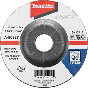 Makita A-80927 Abrazivni disk za metal 115x6x22,23