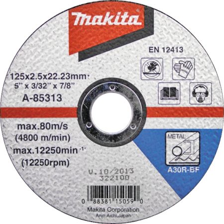 Makita A-85313 Rezna ploča za metal 125x2,5x22,23mm