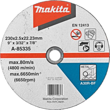Makita A-85335 Rezna ploča za metal 230x2,5x22,23mm