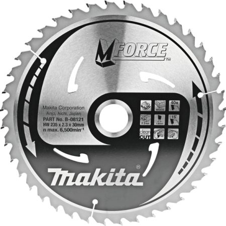 Makita B-08121 T.C.T. list kružne pile MFORCE 235x30 40z