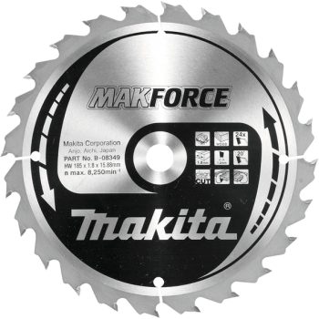 Makita B-08349 TCT MAKForce list pile 185x15,88mm, 24z