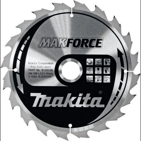 Makita B-08399 TCT MAKForce list pile 235x30mm, 20z