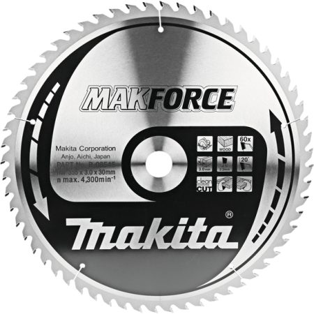Makita B-08545 TCT MAKForce list pile 355x30mm, 60z