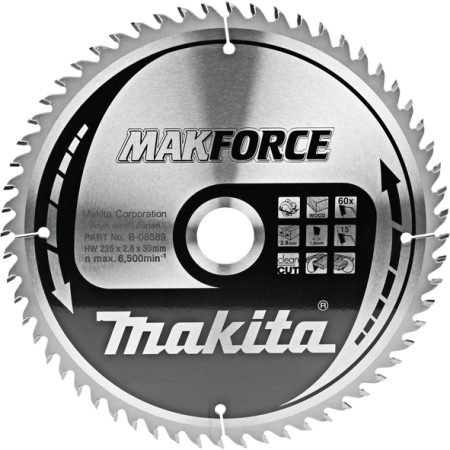 Makita B-08589 TCT MAKForce list pile 235x30mm, 60z