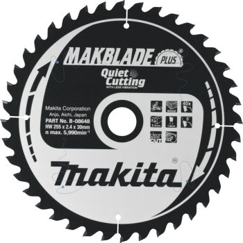 Makita B-08654 T.C.T. list kružne pile MAKBLADE Plus 260x30 40z