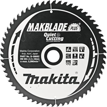 Makita B-08682 TCT MAKBlade Plus list pile 255x30mm, 60z