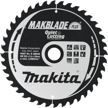 Makita B-08729 TCT MAKBlade Plus list pile 305x30mm, 60z