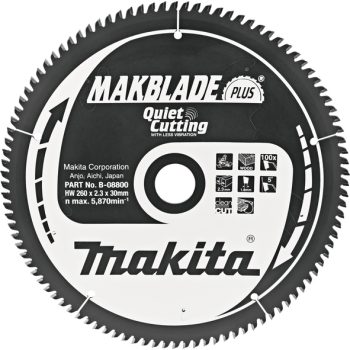 Makita B-08800 TCT MAKBlade Plus list pile 260x30mm, 100z