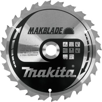 Makita B-08894 TCT MAKBlade list pile 190x20mm, 24z