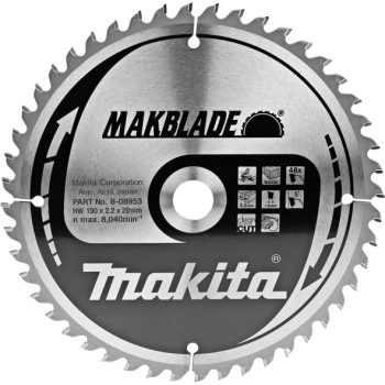 Makita B-08953 TCT MAKBlade list pile 190X20mm, 48z