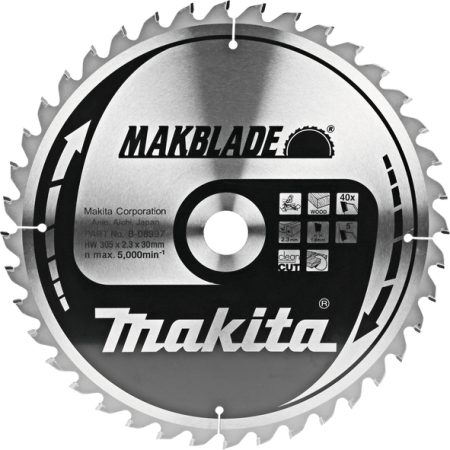 Makita B-08997 TCT MAKBlade list pile 305x30mm, 40z