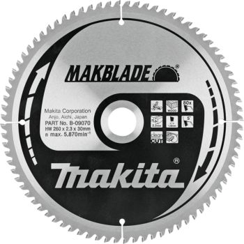 Makita B-09070 TCT MAKBlade list pile 260x30mm, 80z
