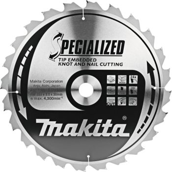 Makita B-09385 TCT list pile Specialized 355x30mm, 24z