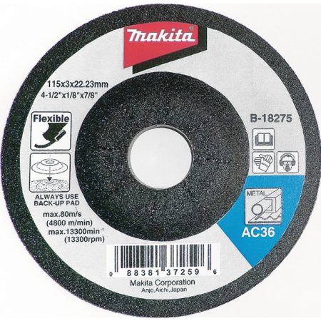 Makita B-18297 Fleksibilna brusna ploča 115x3x22,23mm