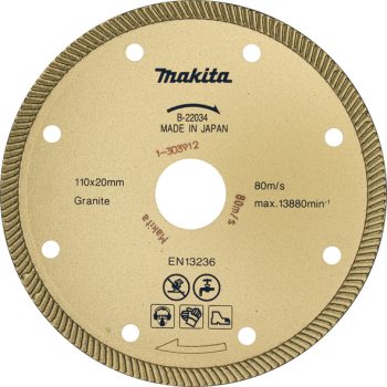 Makita B-22034 Dia. ploča za mokro rezanje, 110x20mm