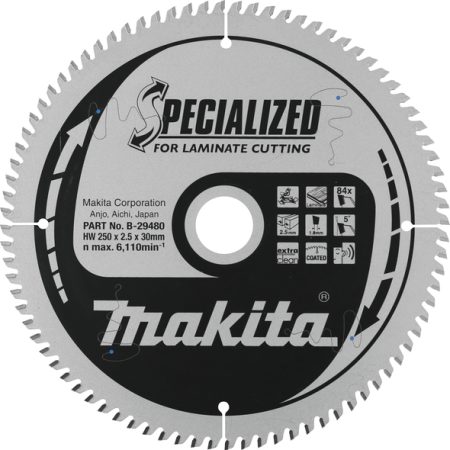 Makita B-29480 TCT list pile za laminat 250 x 30 x 84T