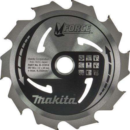 Makita B-31918 List pile MForce, 165x20x10Z, za drvo