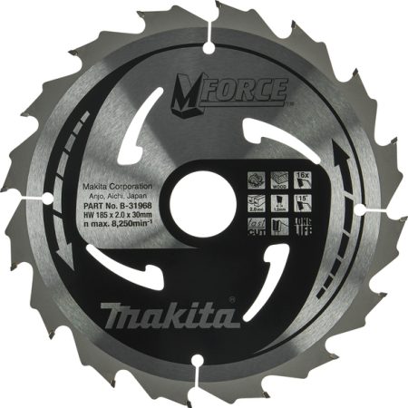 Makita B-31968 List pile MForce, 185x30x16Z, za drvo