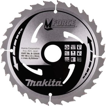 Makita B-32035 List pile MForce, 185x30x24Z, za drvo