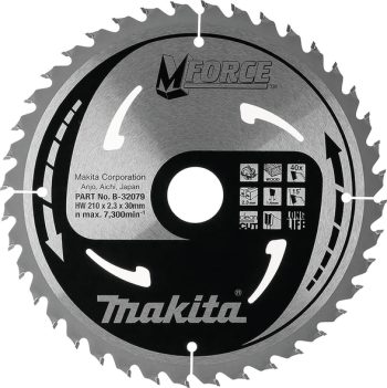 Makita B-32079 List pile MForce, 210x30x40Z, za drvo