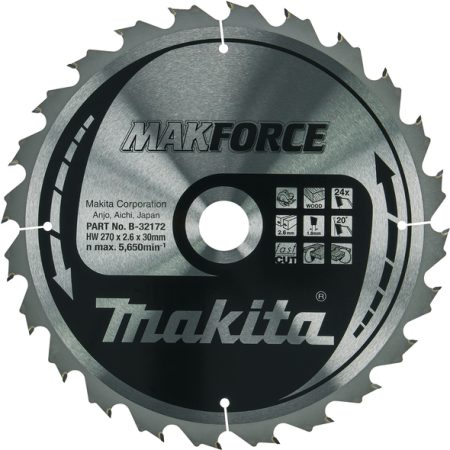 Makita B-32172 List pile MAKForce, 270x30x24Z, za drvo