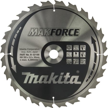 Makita B-32188 List pile MAKForce, 355x30x24Z, za drvo
