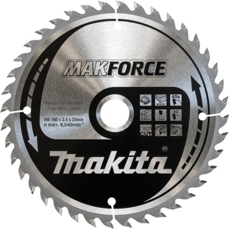 Makita B-32306 List pile MAKForce, 165x30x40Z, za drvo