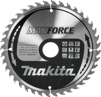Makita B-32340 List pile MAKForce, 190x30x40Z, za drvo