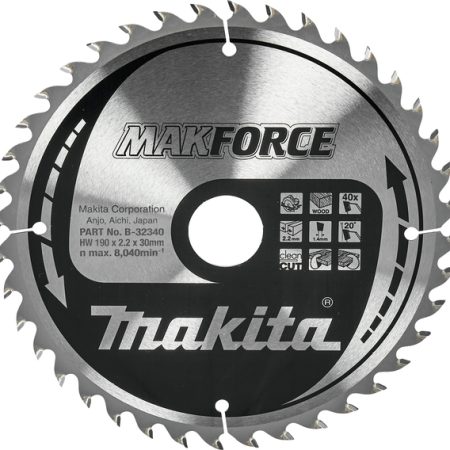 Makita B-32340 List pile MAKForce, 190x30x40Z, za drvo