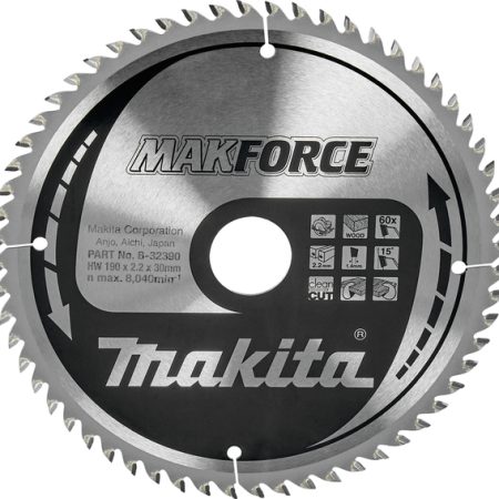 Makita B-32390 List pile MAKForce, 190x30x60Z, za drvo