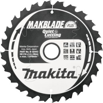 Makita B-32443 List pile MAKBlade Plus, 216x30x24Z, za drvo