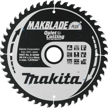 Makita B-32465 List pile MAKBlade Plus, 216x30x48Z, za drvo