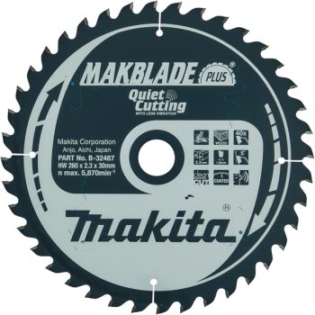 Makita B-32487 List pile MAKBlade Plus, 260x30x40Z, za drvo