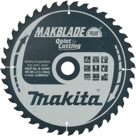 Makita B-32493 List pile MAKBlade Plus, 305x30x40Z, za drvo