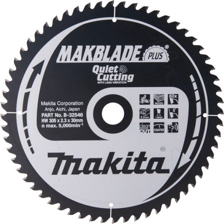 Makita B-32546 List pile MAKBlade Plus, 305x30x60Z, za drvo