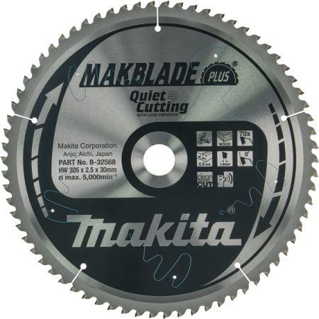 Makita B-32568 List pile MAKBlade Plus, 305x30x70Z, za drvo