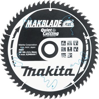 Makita B-32580 List pile MAKBlade Plus, 190x20x60Z, za drvo