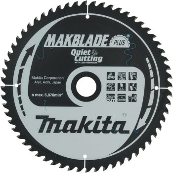 Makita B-32596 List pile MAKBlade Plus, 255x30x72Z, za drvo