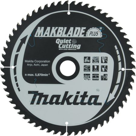 Makita B-32596 List pile MAKBlade Plus, 255x30x72Z, za drvo