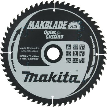 Makita B-32605 List pile MAKBlade Plus, 260x30x80Z, za drvo