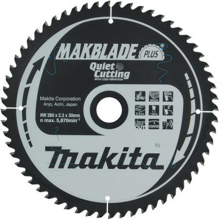 Makita B-32633 List pile MAKBlade Plus, 260x30x100Z, za drvo